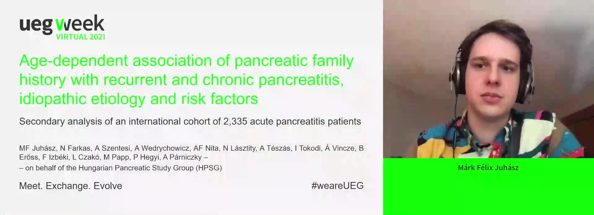 AGE-DEPENDENT ASSOCIATION OF PANCREATIC FAMILY HISTORY WITH RECURRENT AND CHRONIC PANCREATITIS, IDIOPATHIC ETIOLOGY AND RISK FACTORS: SECONDARY ANALYSIS OF AN INTERNATIONAL COHORT OF 2,335 ACUTE PANCREATITIS PATIENTS