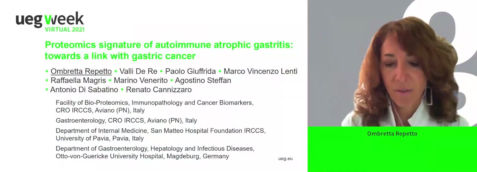 PROTEOMICS SIGNATURE OF AUTOIMMUNE ATROPHIC GASTRITIS: TOWARDS A LINK WITH GASTRIC CANCER