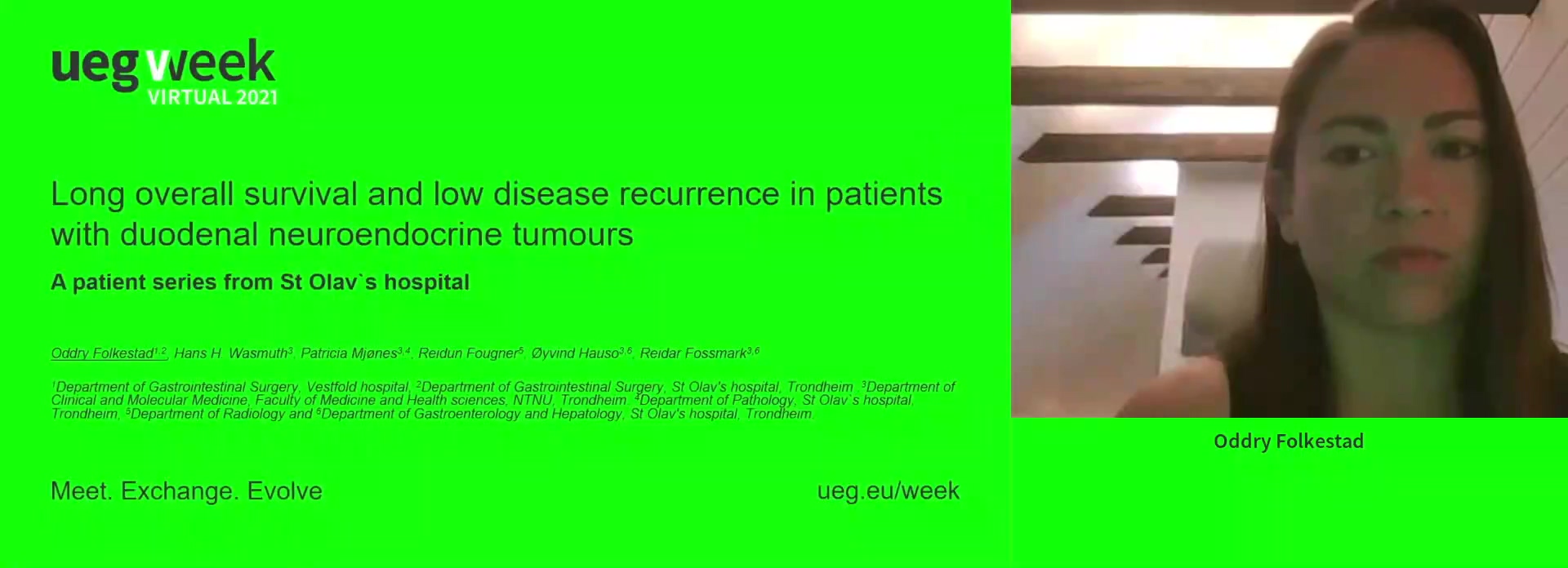 LONG OVERALL SURVIVAL AND LOW DISEASE RECURRENCE IN PATIENTS WITH DUODENAL NEUROENDOCRINE TUMOURS