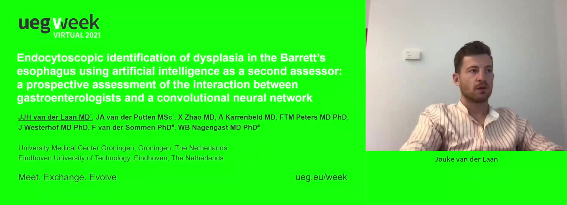 ENDOCYTOSCOPIC IDENTIFICATION OF DYSPLASIA IN THE BARRETT’S OESOPHAGUS USING ARTIFICIAL INTELLIGENCE AS A SECOND ASSESSOR: A PROSPECTIVE ASSESSMENT OF THE INTERACTION BETWEEN GASTROENTEROLOGISTS AND A CONVOLUTIONAL NEURAL NETWORK ALGORITHM