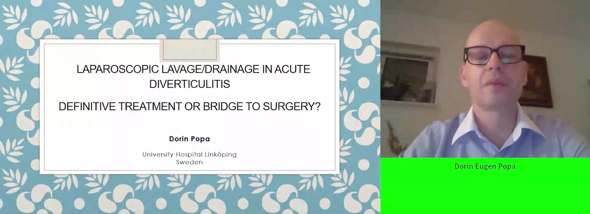 Laparoscopic diverticulitis and lavage/drainage: Definitive treatment or bridge to surgery?