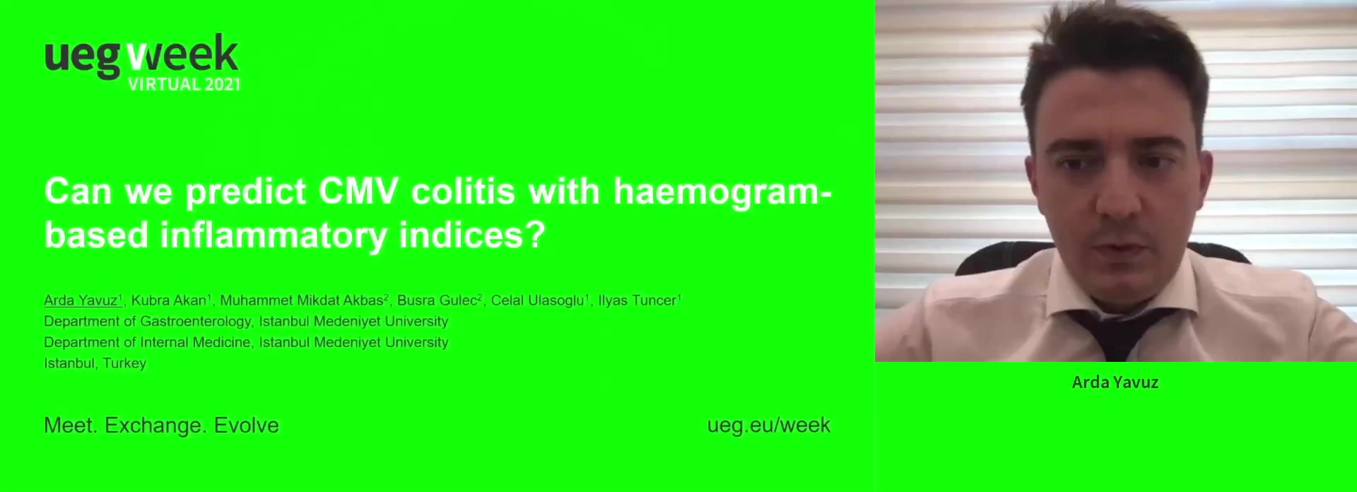 CAN WE PREDICT CMV COLITIS WITH HAEMOGRAM-BASED INFLAMMATORY INDICES?
