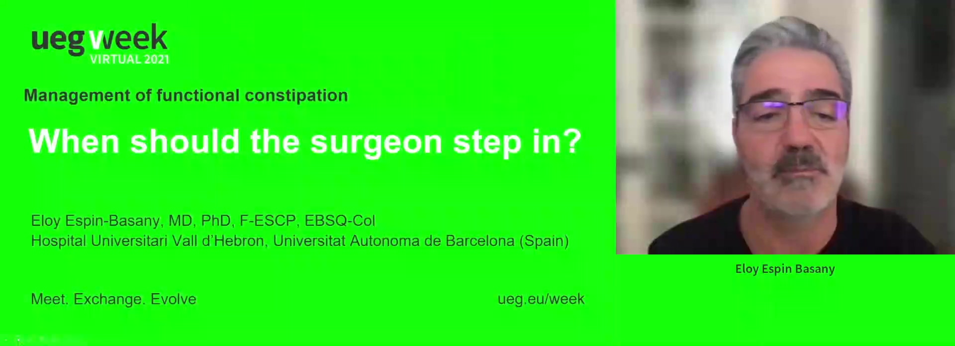 When should the surgeon step in?