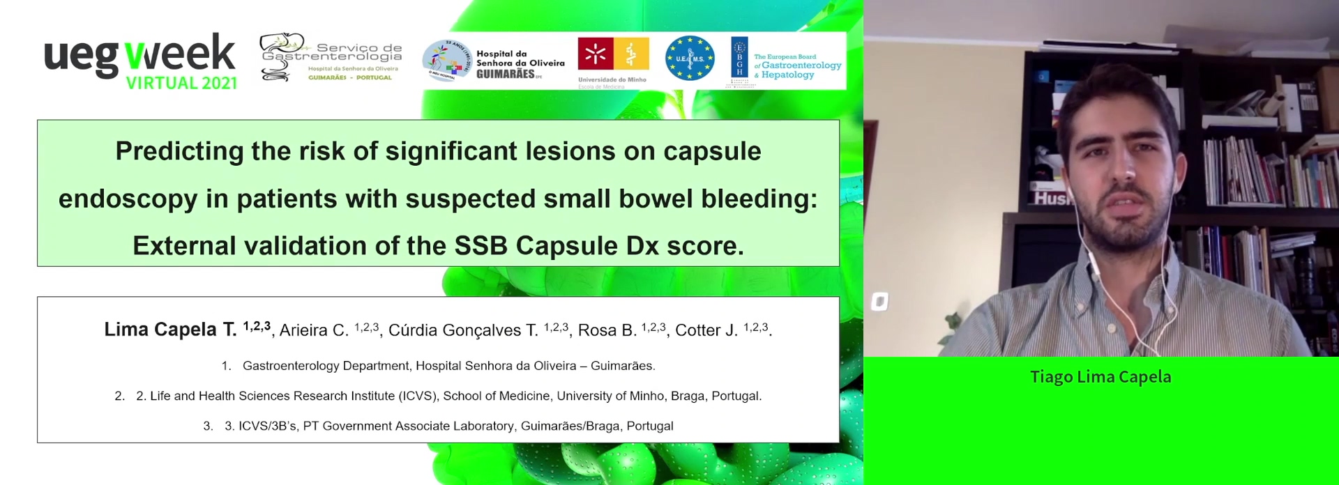 PREDICTING THE RISK OF SIGNIFICANT LESIONS ON CAPSULE ENDOSCOPY IN PATIENTS WITH SUSPECTED SMALL BOWEL BLEEDING – EXTERNAL VALIDATION OF THE SSB CAPSULE DX SCORE