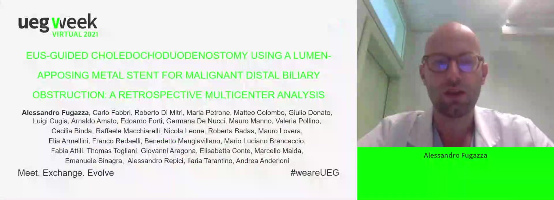 EUS-GUIDED CHOLEDOCHODUODENOSTOMY USING A LUMEN-APPOSING METAL STENT FOR MALIGNANT DISTAL BILIARY OBSTRUCTION: A RETROSPECTIVE MULTICENTER ANALYSIS