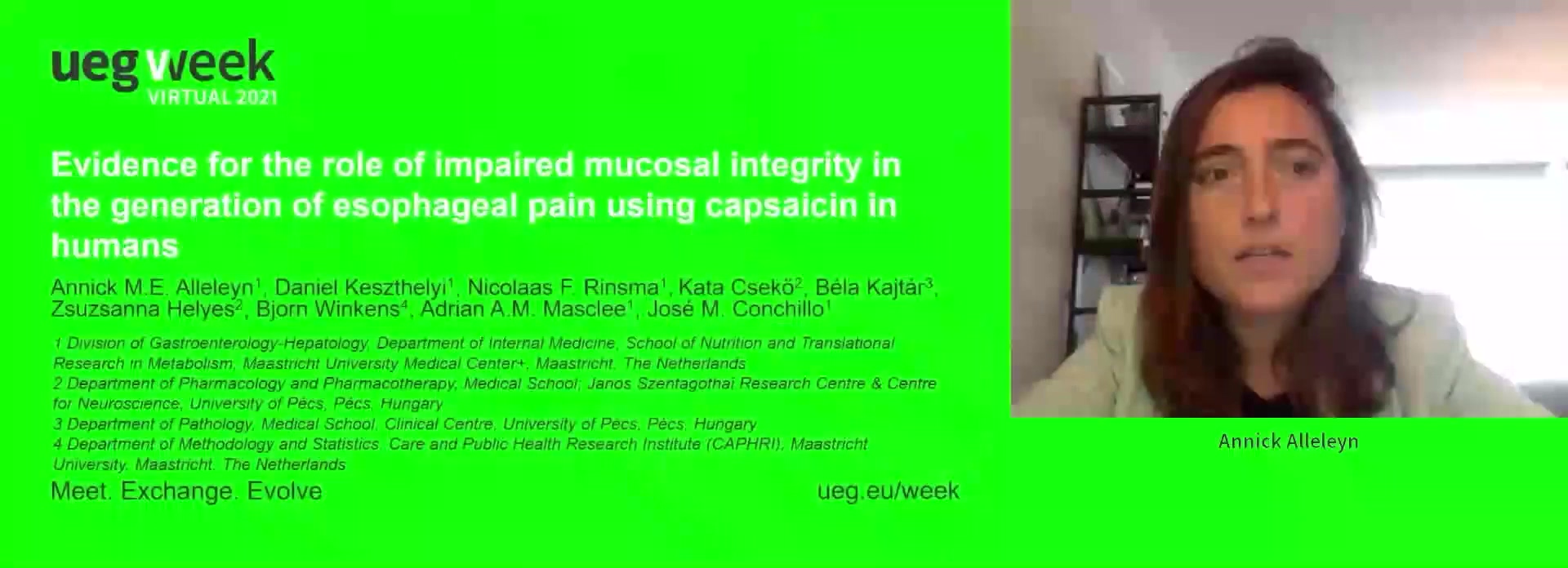EVIDENCE FOR THE ROLE OF IMPAIRED MUCOSAL INTEGRITY IN THE GENERATION OF ESOPHAGEAL PAIN USING CAPSAICIN IN HUMANS