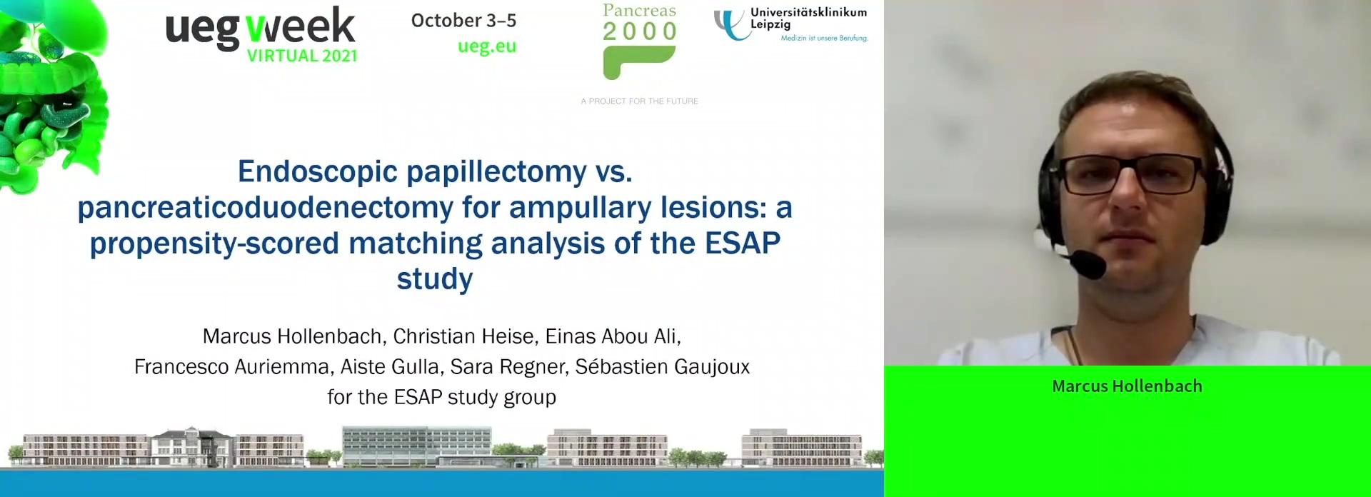 ENDOSCOPIC PAPILLECTOMY VS. PANCREATICODUODENECTOMY FOR AMPULLARY LESIONS: A PROPENSITY-SCORED MATCHING ANALYSIS OF THE ESAP STUDY