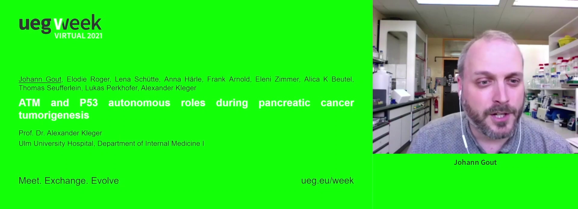 ATM AND P53 AUTONOMOUS ROLES DURING PANCREATIC CANCER TUMORIGENESIS