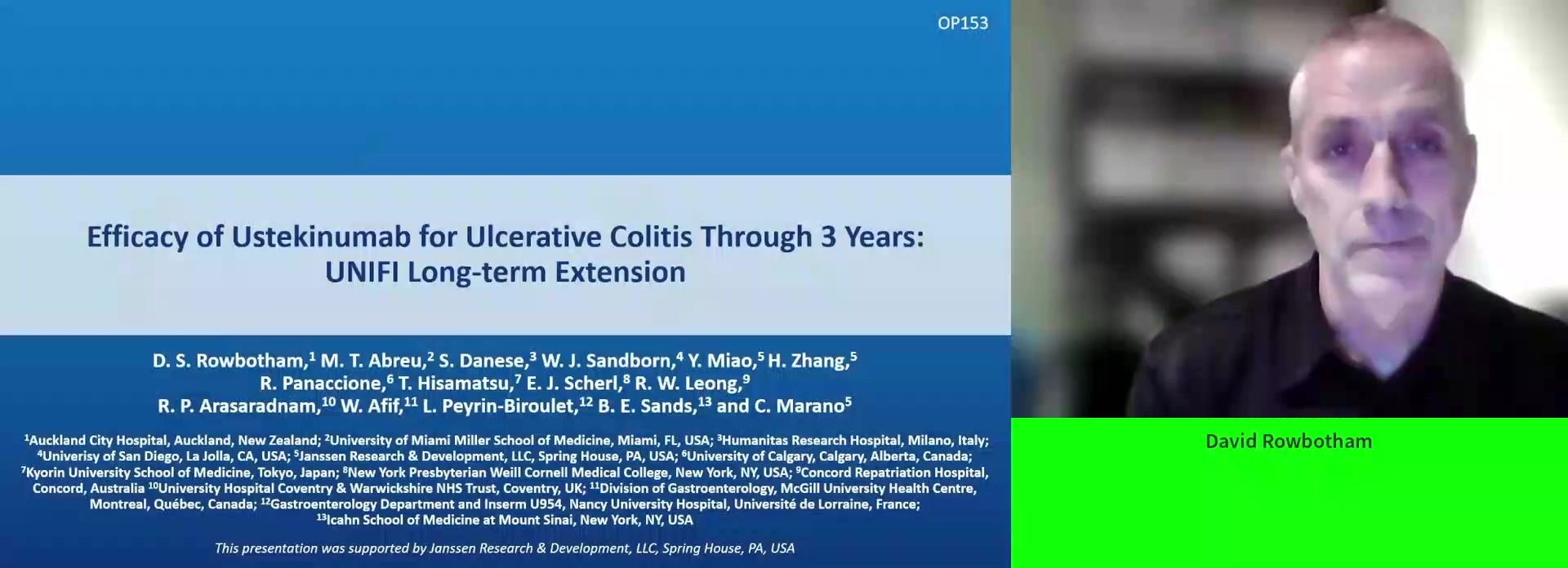 EFFICACY OF USTEKINUMAB FOR ULCERATIVE COLITIS IN PATIENTS THROUGH 3 YEARS: UNIFI LONG-TERM EXTENSION