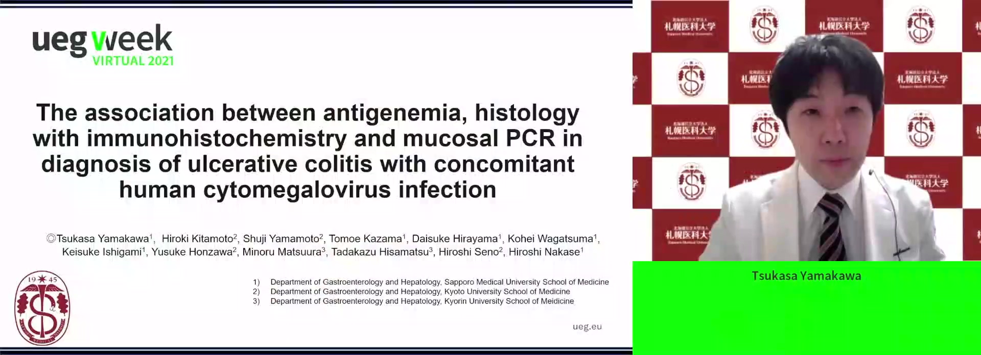 THE ASSOCIATION BETWEEN ANTIGENEMIA, HISTOLOGY WITH IMMUNOHISTOCHEMISTRY AND MUCOSAL PCR IN DIAGNOSIS OF ULCERATIVE COLITIS WITH CONCOMITANT HUMAN CYTOMEGALOVIRUS INFECTION