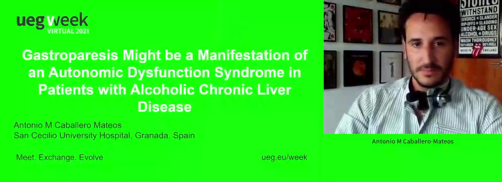 GASTROPARESIS MIGHT BE A MANIFESTATION OF AN AUTONOMIC DYSFUNCTION SYNDROME IN PATIENTS WITH ALCOHOLIC CHRONIC LIVER DISEASE