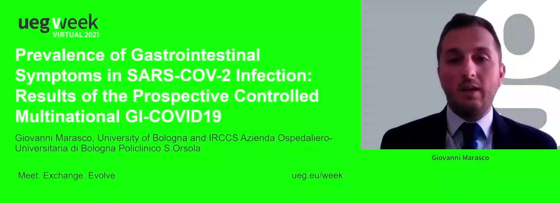PREVALENCE OF GASTROINTESTINAL SYMPTOMS IN SARS-COV-2 INFECTION: RESULTS OF THE PROSPECTIVE CONTROLLED MULTINATIONAL GI-COVID19 STUDY