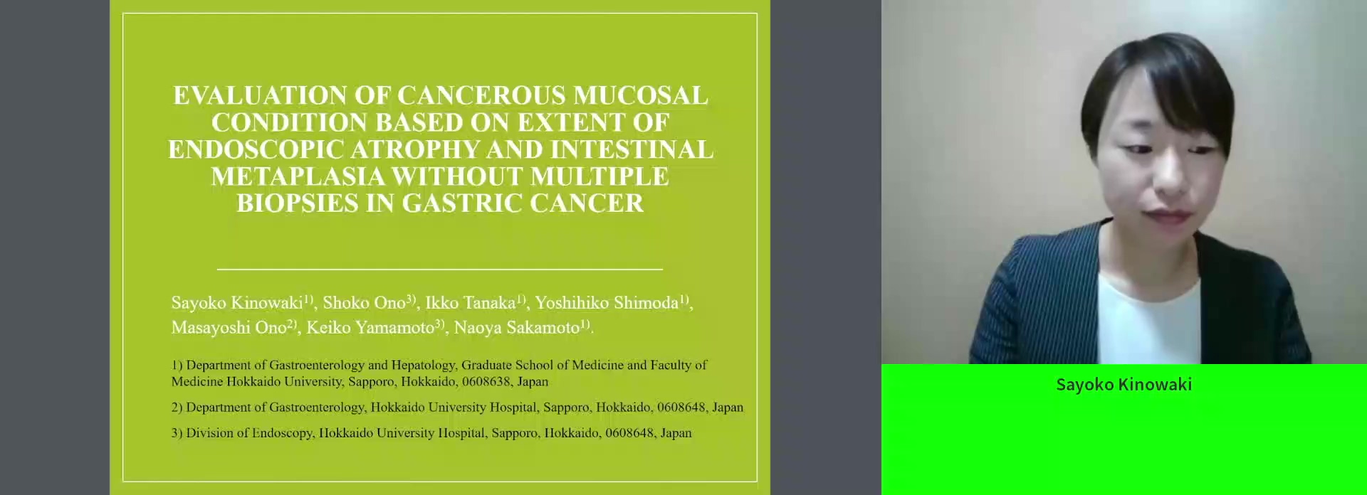 EVALUATION OF CANCEROUS MUCOSAL CONDITION BASED ON EXTENT OF ENDOSCOPIC ATROPHY AND INTESTINAL METAPLASIA WITHOUT MULTIPLE BIOPSIES IN GASTRIC CANCER
