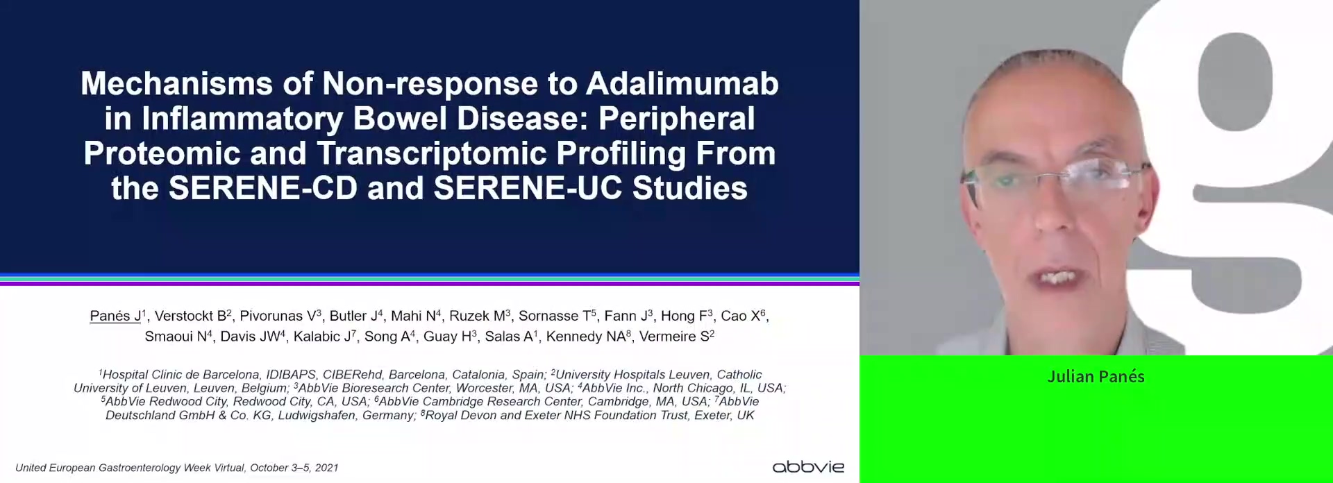 MECHANISMS OF NON-RESPONSE TO ADALIMUMAB IN INFLAMMATORY BOWEL DISEASE: PERIPHERAL PROTEOMIC AND TRANSCRIPTOMIC PROFILING FROM THE SERENE-CD AND SERENE-UC STUDIES