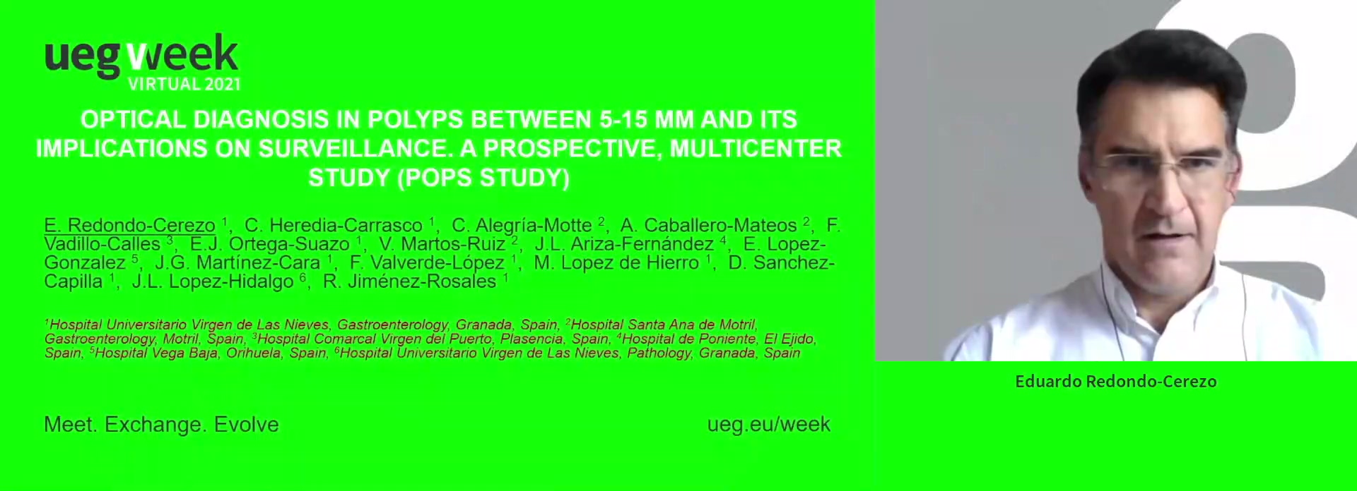 OPTICAL DIAGNOSIS IN POLYPS BETWEEN 5-15 MM AND ITS IMPLICATIONS ON SURVEILLANCE. A PROSPECTIVE, MULTICENTER STUDY. (POPS STUDY)