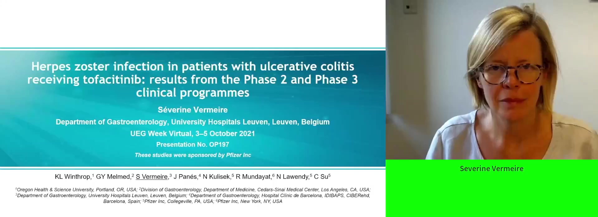 HERPES ZOSTER INFECTION IN PATIENTS WITH ULCERATIVE COLITIS RECEIVING TOFACITINIB: RESULTS FROM THE PHASE 2 AND PHASE 3 CLINICAL PROGRAMMES