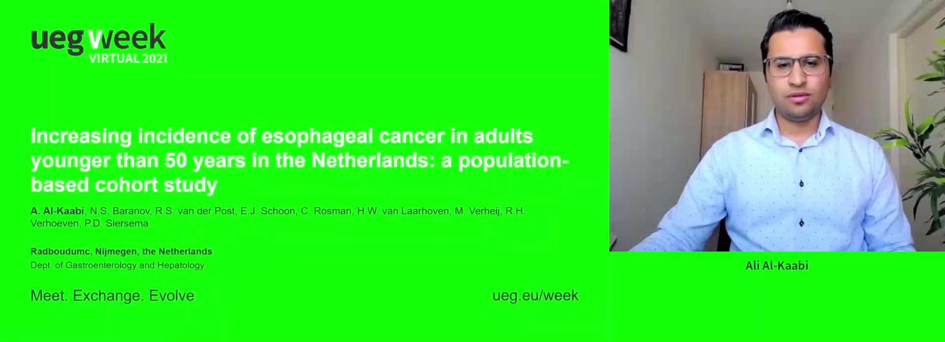 INCREASING INCIDENCE OF OESOPHAGEAL CANCER IN ADULTS YOUNGER THAN 50 YEARS IN THE NETHERLANDS: A POPULATION-BASED COHORT STUDY