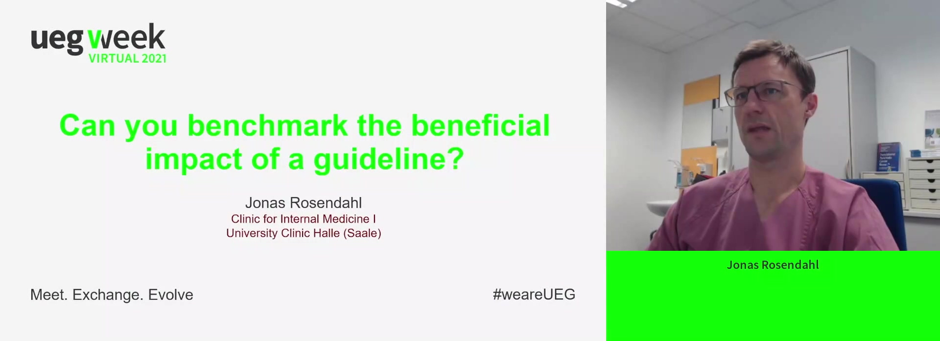 Can you benchmark the beneficial impact of a guideline?