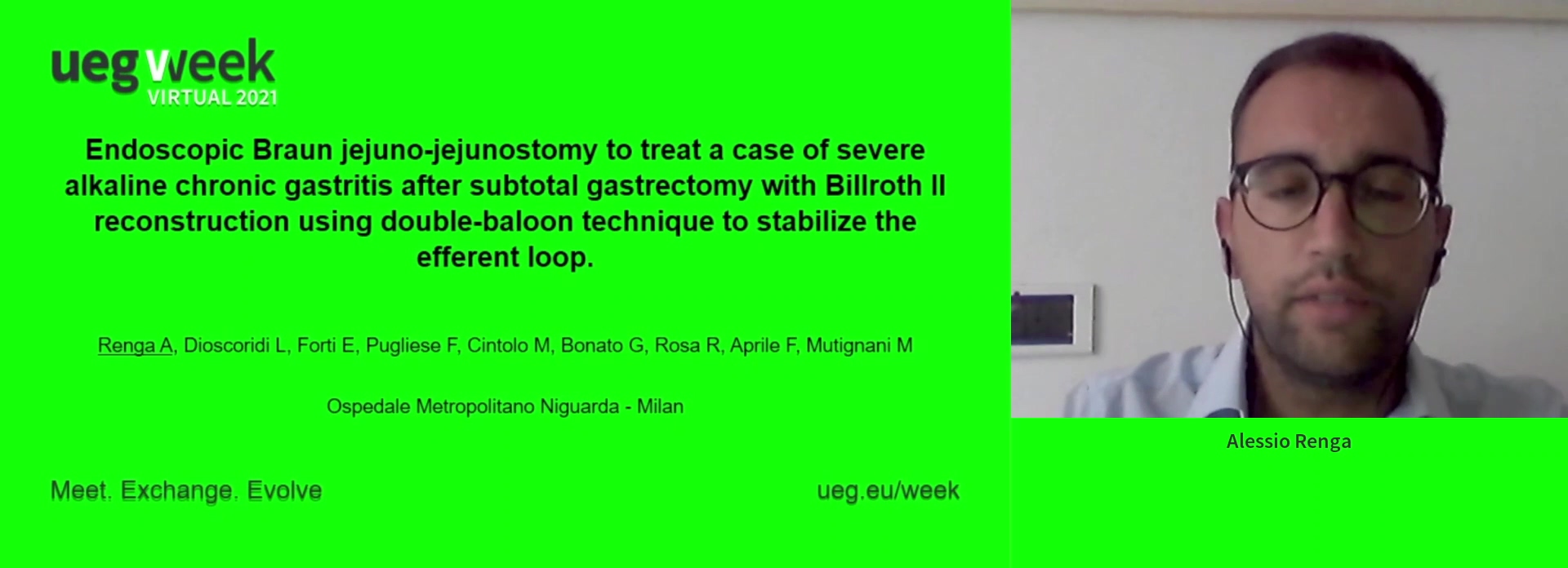 ENDOSCOPIC BRAUN JEJUNO-JEJUNOSTOMY TO TREAT A CASE OF SEVERE ALKALINE CHRONIC GASTRITIS AFTER SUBTOTAL GASTRECTOMY WITH BILLROTH II RECONSTRUCTION USING DOUBLE-BALLOON TECHNIQUE TO STABILIZE THE EFFERENT LOOP