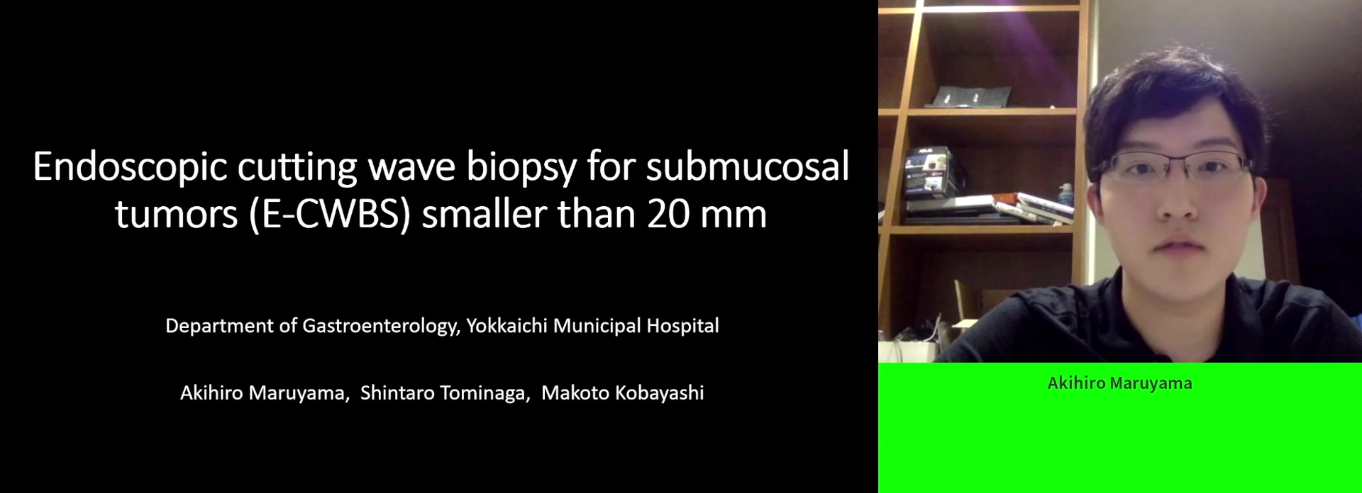 ENDOSCOPIC CUTTING WAVE BIOPSY FOR SUBMUCOSAL TUMORS SMALLER THAN 20 MM