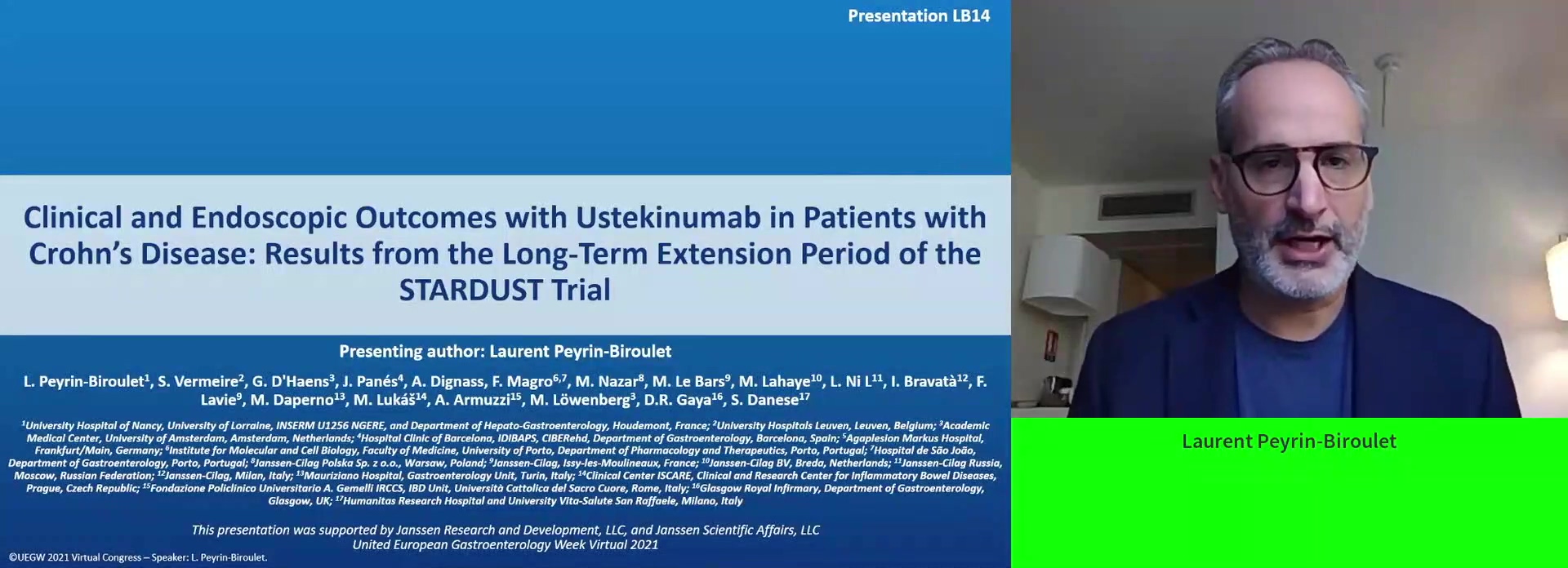 CLINICAL AND ENDOSCOPIC OUTCOMES WITH USTEKINUMAB IN PATIENTS WITH CROHN’S DISEASE: RESULTS FROM THE LONG-TERM EXTENSION PERIOD OF THE STARDUST TRIAL