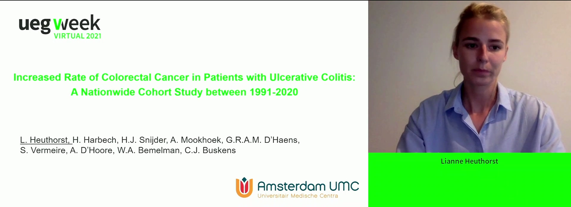 INCREASED RATE OF COLORECTAL CANCER IN PATIENTS WITH ULCERATIVE COLITIS: A NATIONAL COHORT STUDY BETWEEN 1991-2020