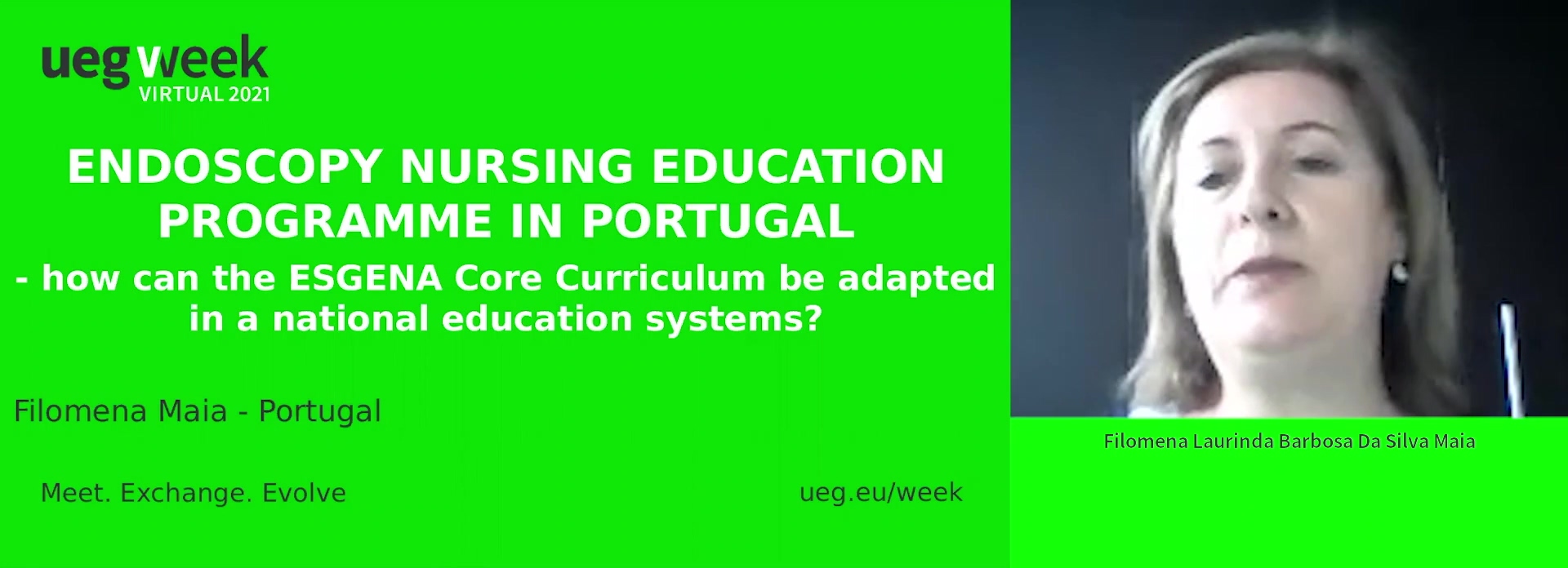 Endoscopy Nursing Education Programme in Portugal – how can the ESGENA Core Curriculum be adapted in a national education systems?