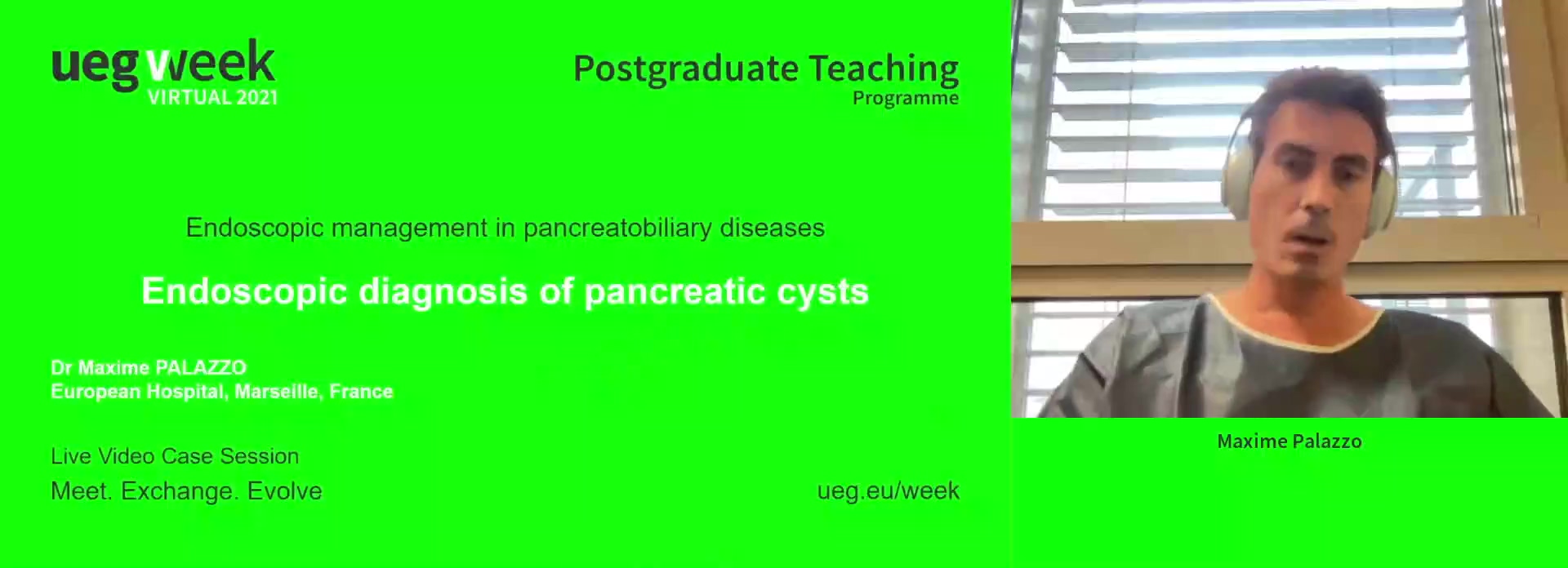 Endoscopic diagnosis of pancreatic cysts